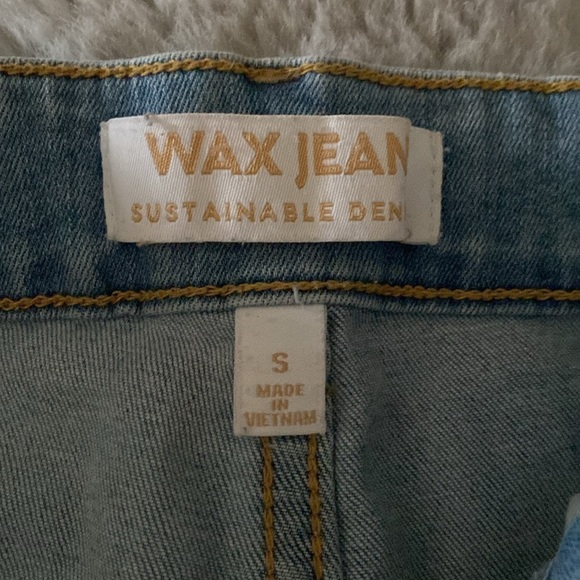 Light Blue Ripped Shorts Size S - Picture 3 of 4